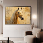 Horses 073 Canvas Art 90 x 60 cm / Stretched on hidden frame