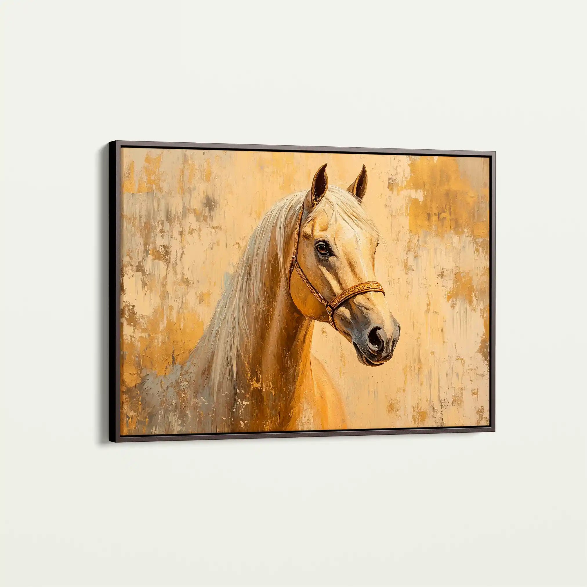 Horses 073 Canvas Art 90 x 60 cm / Stretched on hidden frame