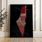 Palestine 073 Canvas Art 90 x 60 cm / Stretched on hidden frame