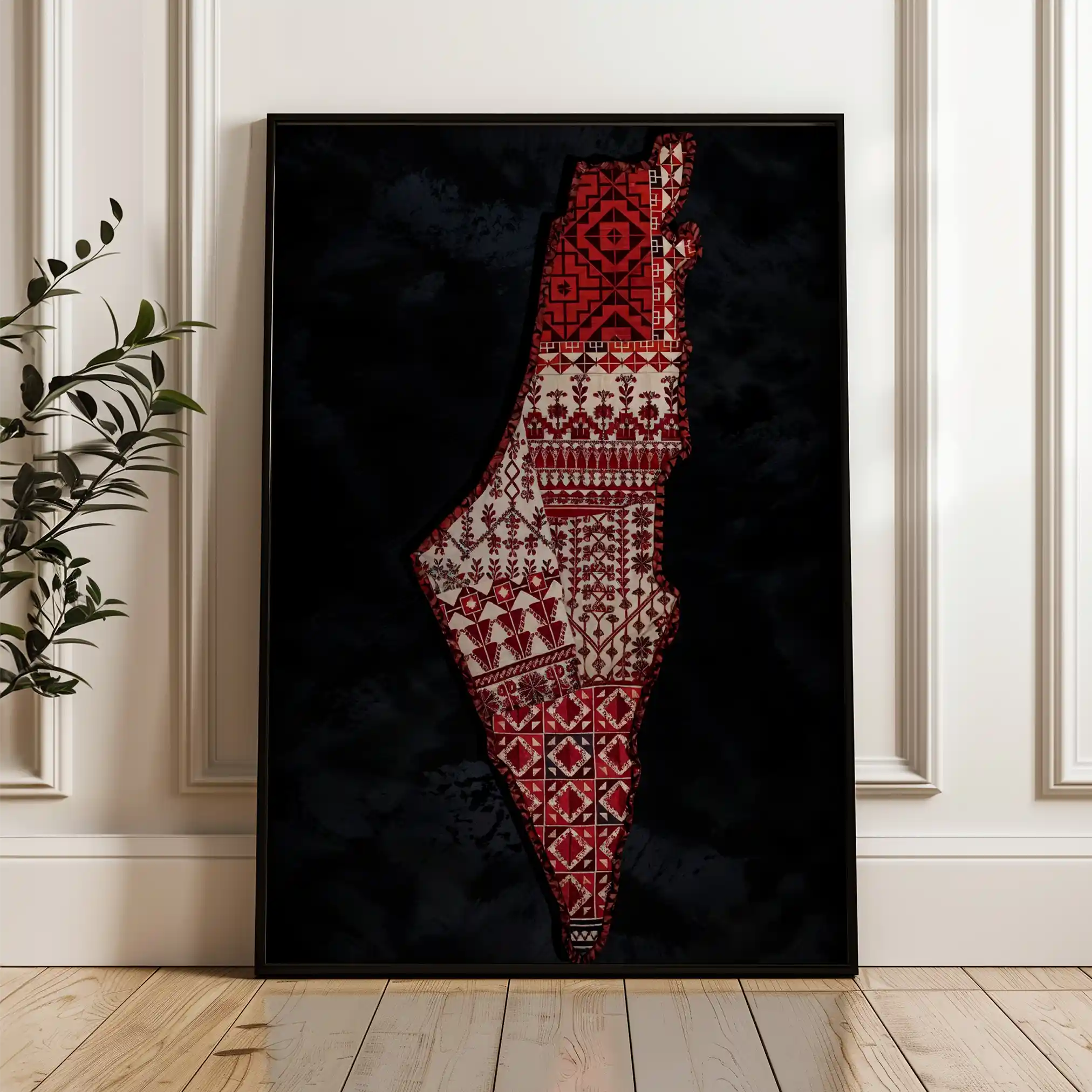 Palestine 073 Canvas Art 90 x 60 cm / Stretched on hidden frame