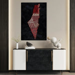 Palestine 073 Canvas Art 90 x 60 cm / Stretched on hidden frame