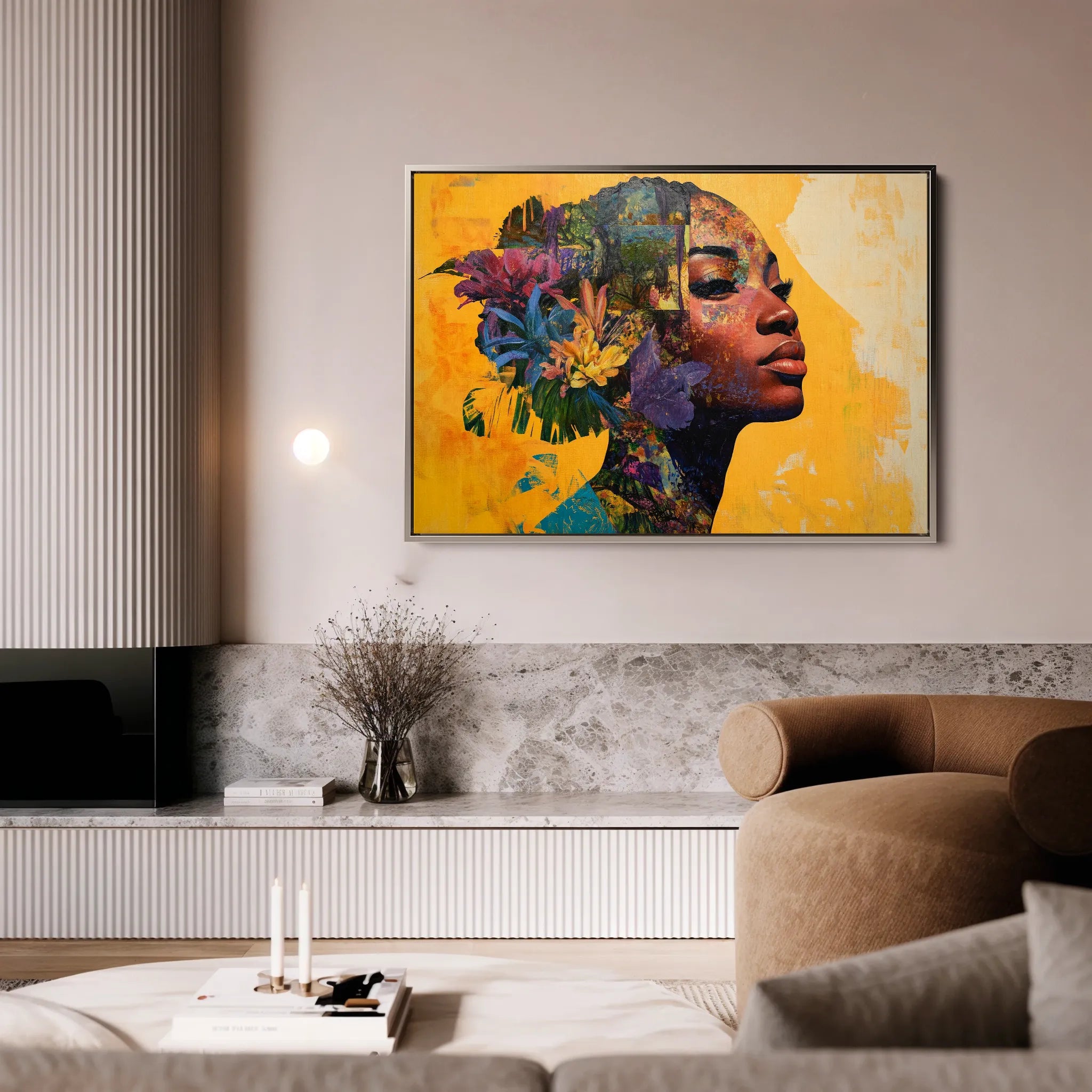 Portrait Canvas Wall Art WAD073-P 90 x 60 cm / Stretched on hidden frame