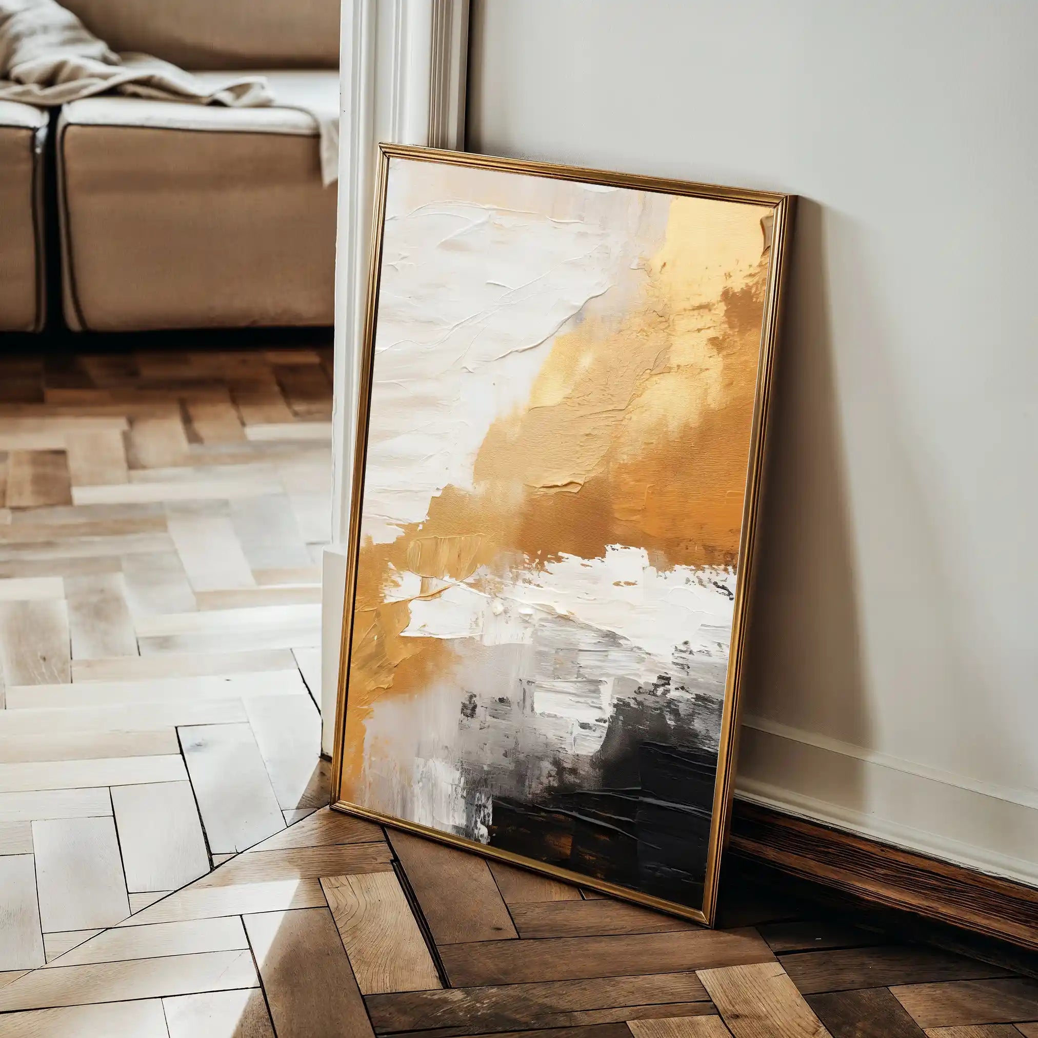 Abstract 074 Canvas Art 60 x 40 cm / Stretched on hidden frame