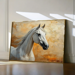 Horses 074 Canvas Art 90 x 60 cm / Stretched on hidden frame