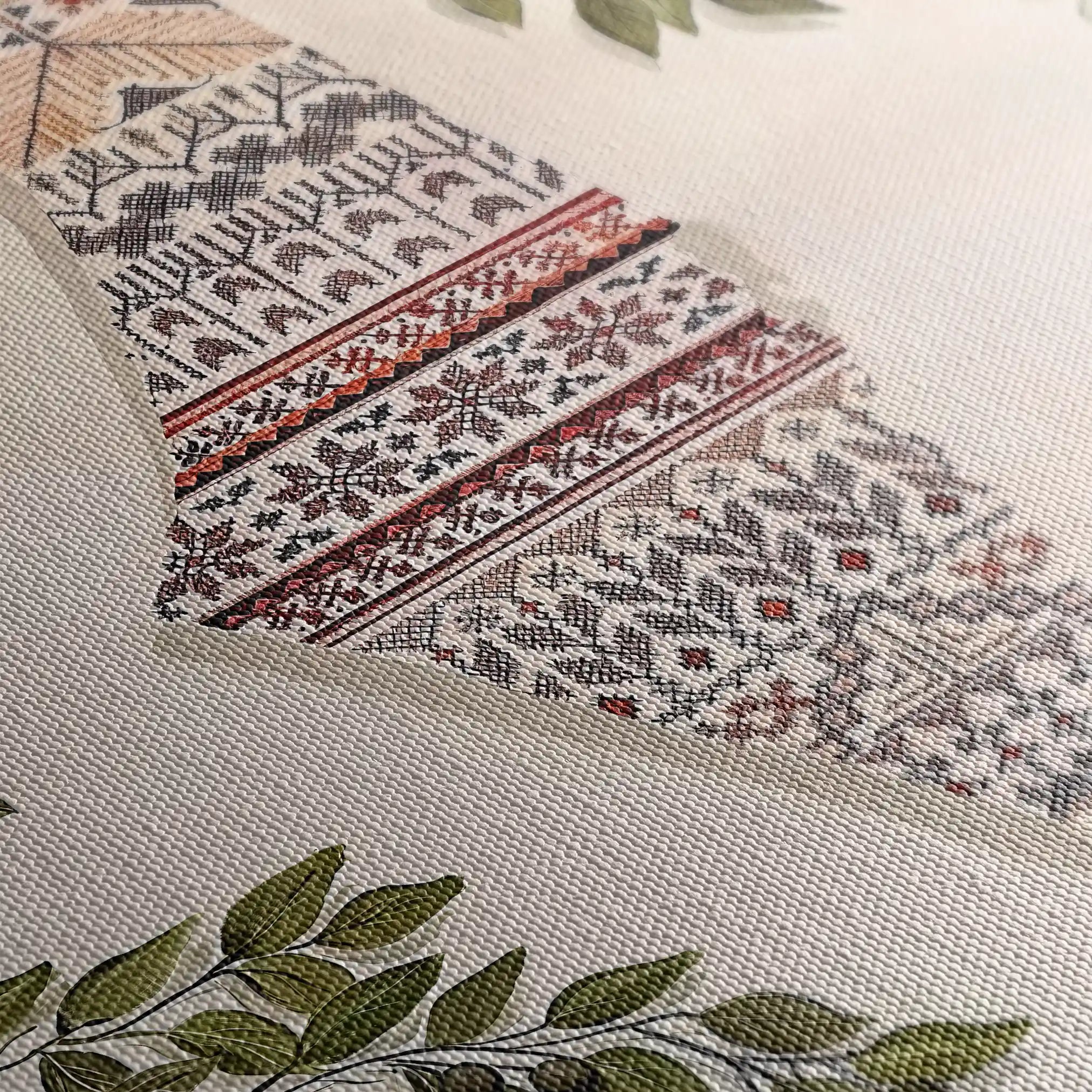 Palestine 074 Canvas Art 90 x 60 cm / Stretched on hidden frame