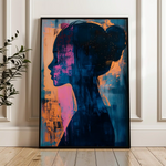 Portrait 074 Canvas Art 90 x 60 cm / Stretched on hidden frame