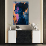 Portrait 074 Canvas Art 90 x 60 cm / Stretched on hidden frame