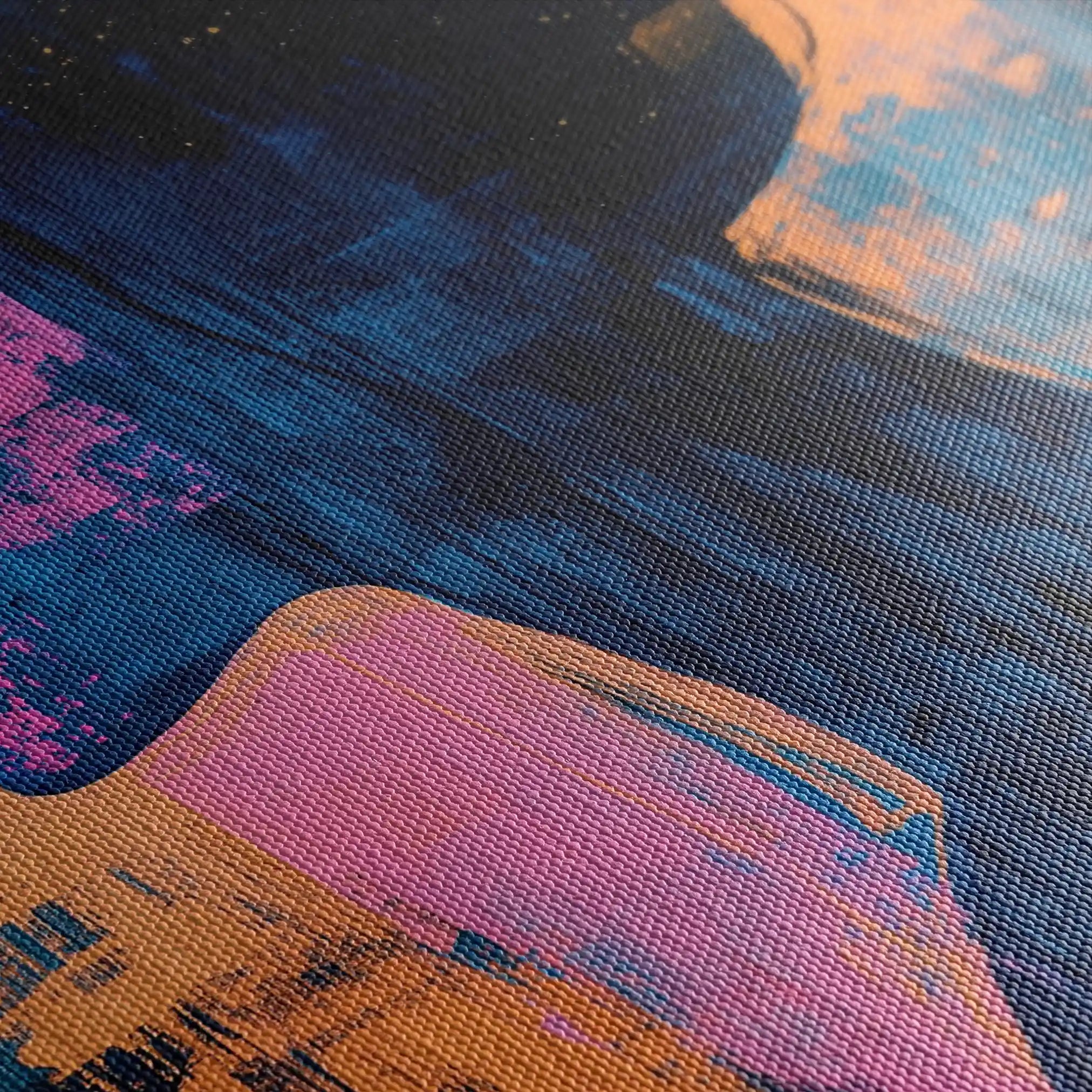 Portrait 074 Canvas Art 90 x 60 cm / Stretched on hidden frame