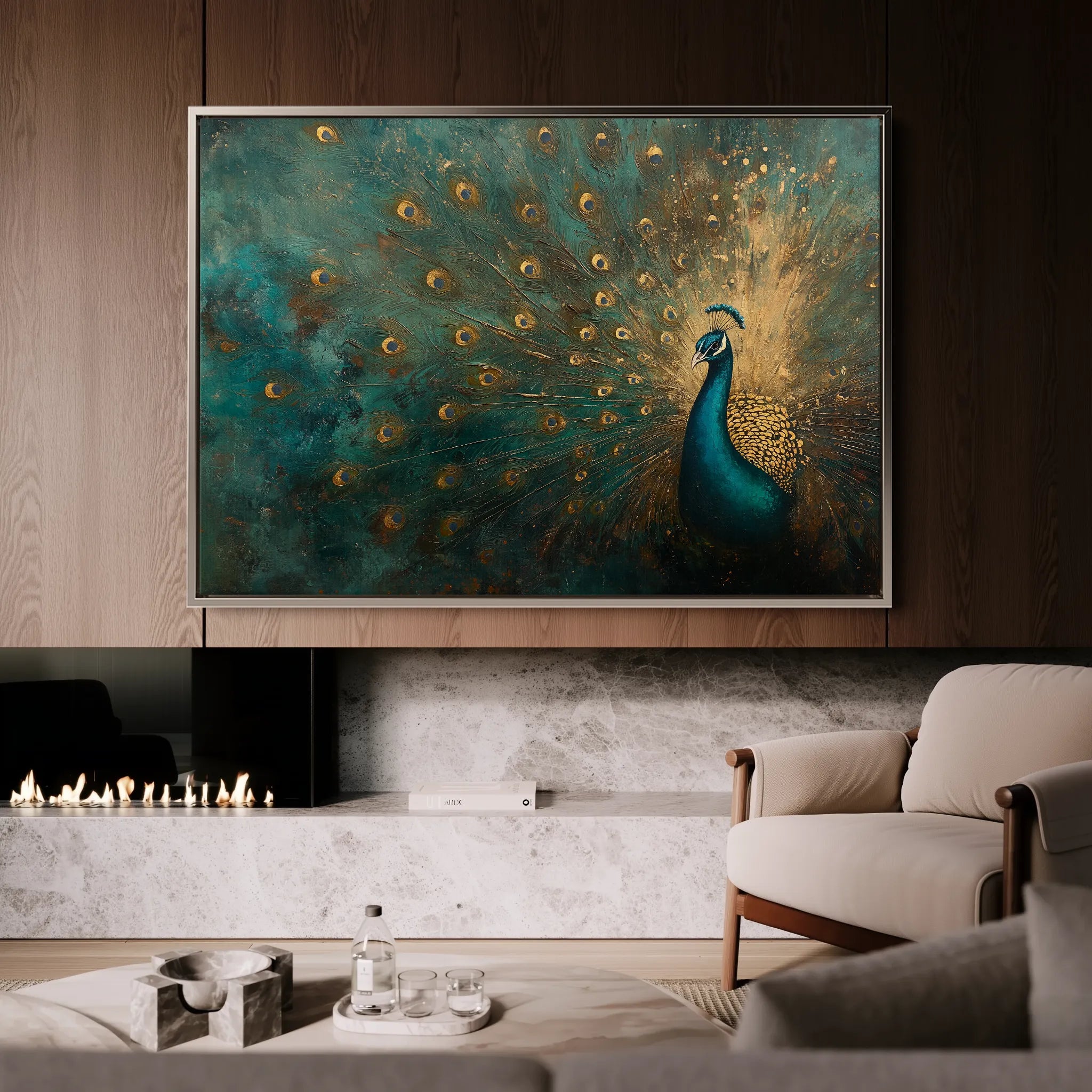 Animals Canvas Wall Art WAD075-AN 90 x 60 cm / Stretched on hidden frame