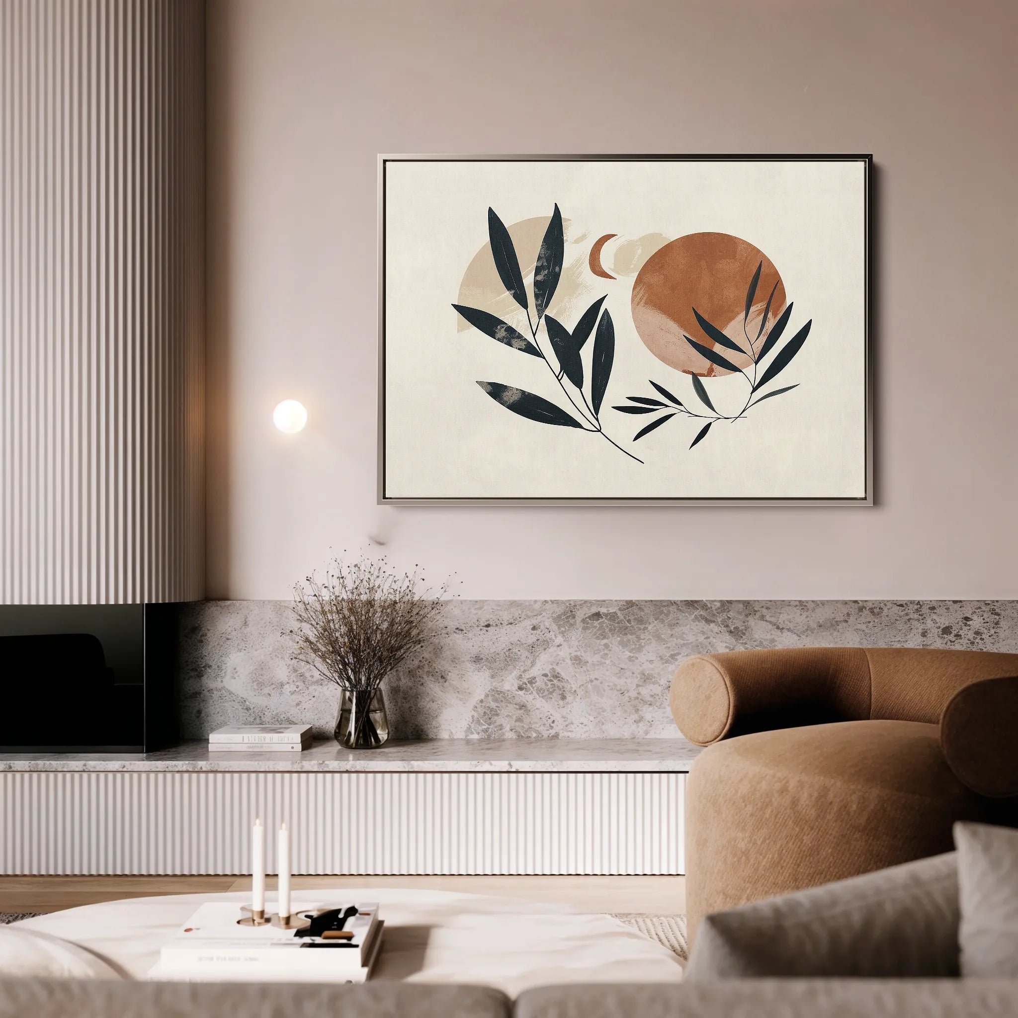 Boho Canvas Wall Art WAD075-BH 90 x 60 cm / Stretched on hidden frame