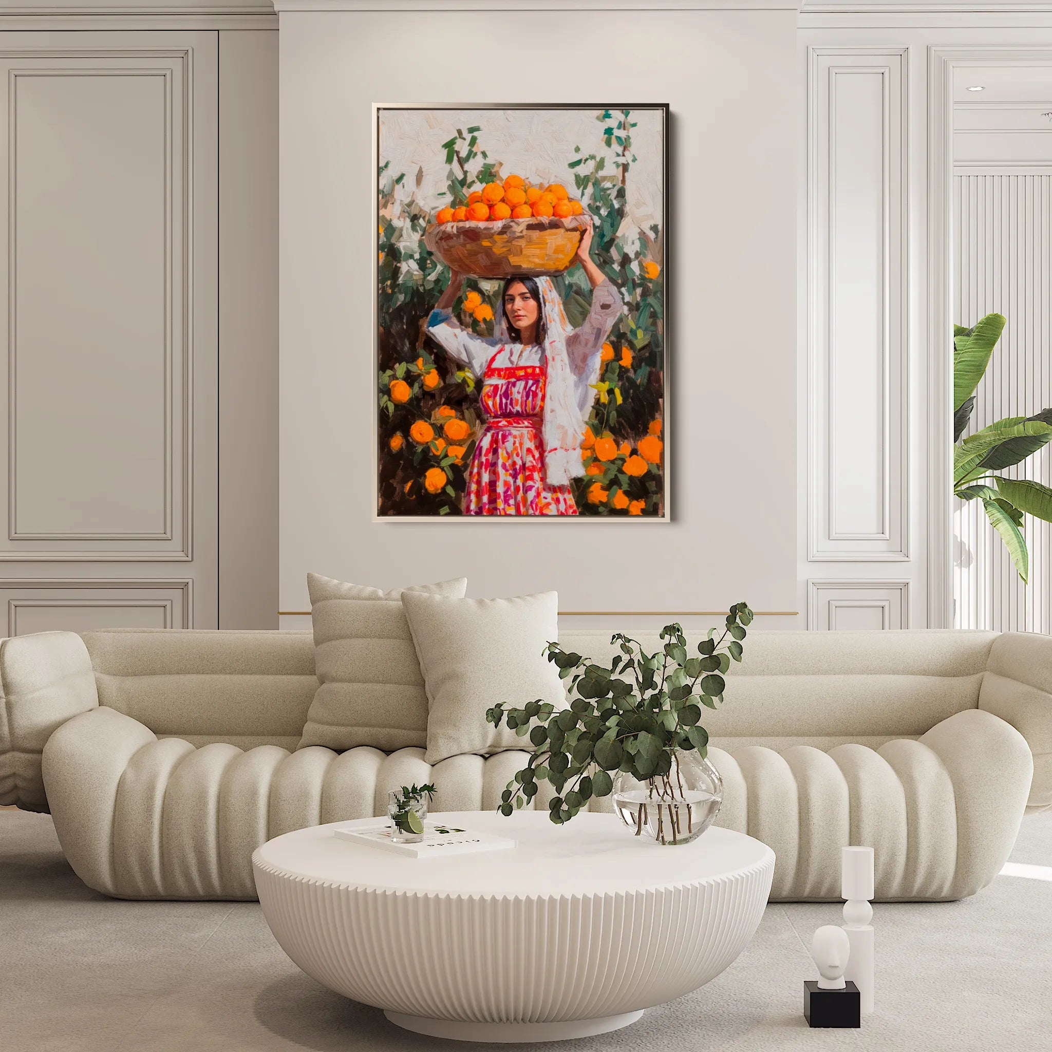 Palestine Canvas Wall Art WAD075-PL 90 x 60 cm / Stretched on hidden frame