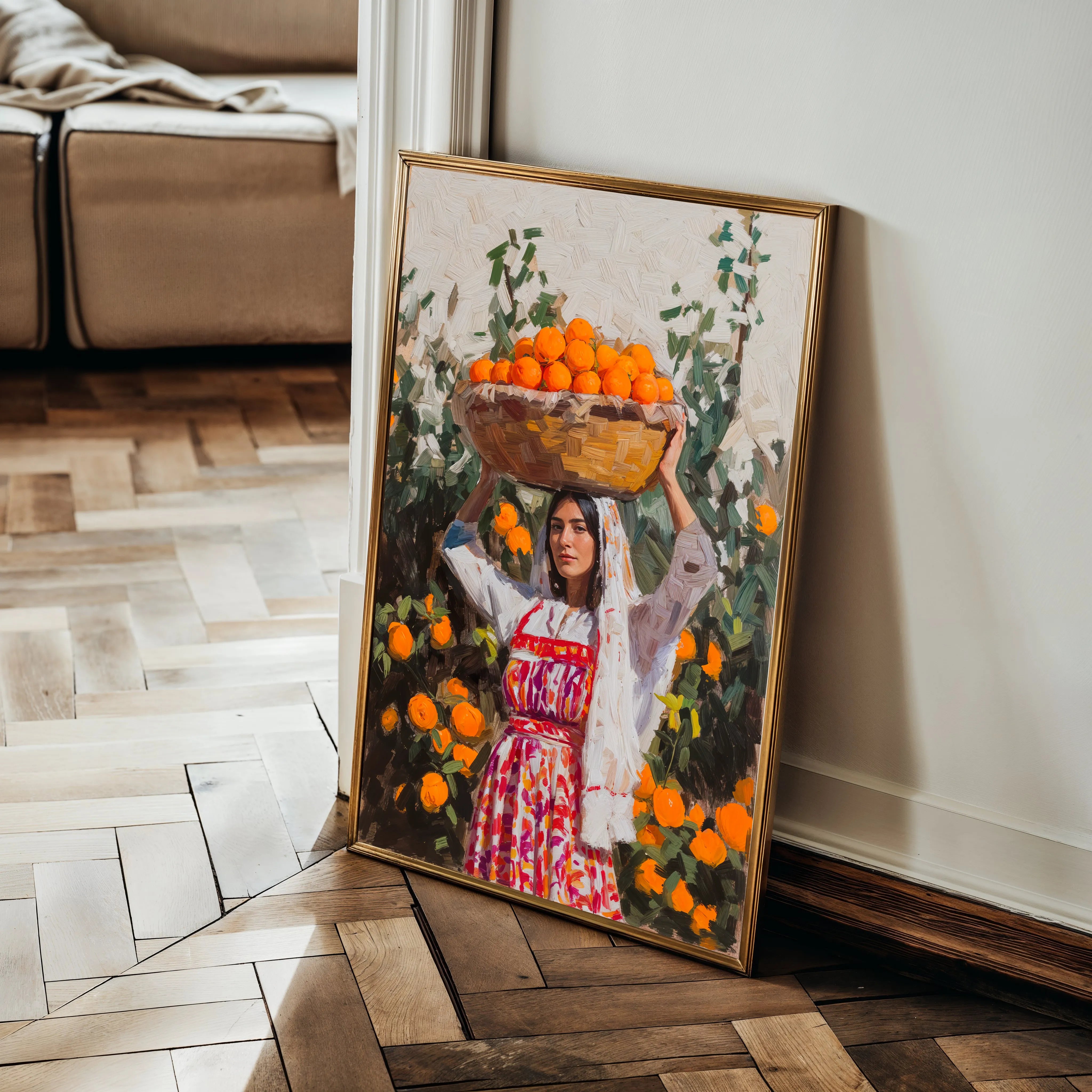 Palestine Canvas Wall Art WAD075-PL 90 x 60 cm / Stretched on hidden frame