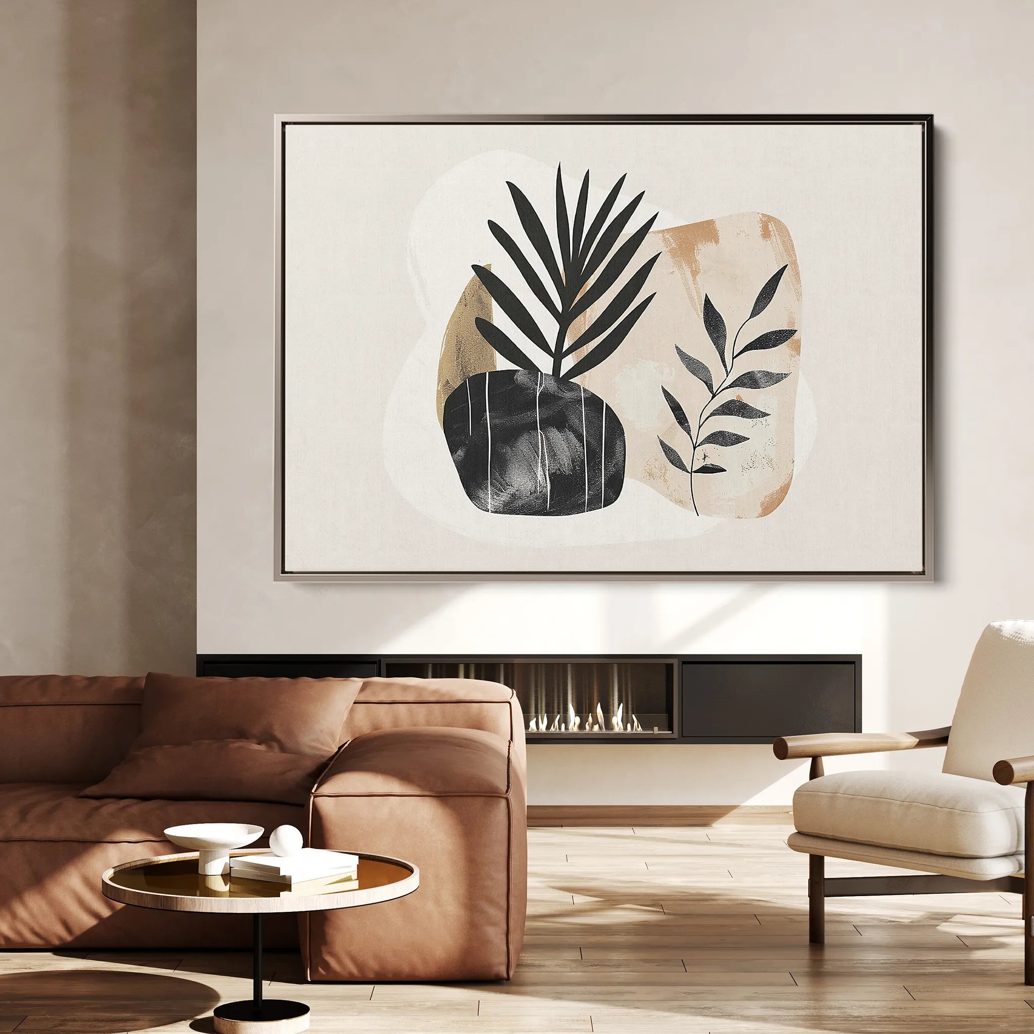 Boho Canvas Wall Art WAD076-BH 90 x 60 cm / Stretched on hidden frame