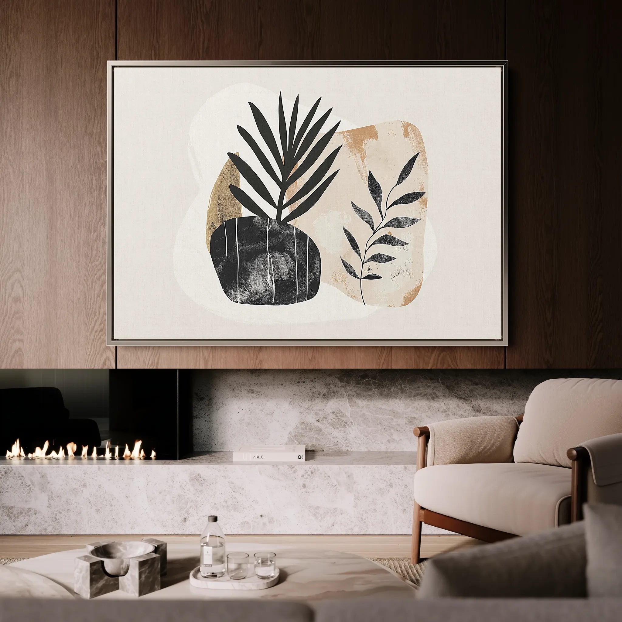 Boho Canvas Wall Art WAD076-BH 90 x 60 cm / Stretched on hidden frame