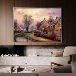 Landscape 076 Canvas Art 90 x 60 cm / Stretched on hidden frame