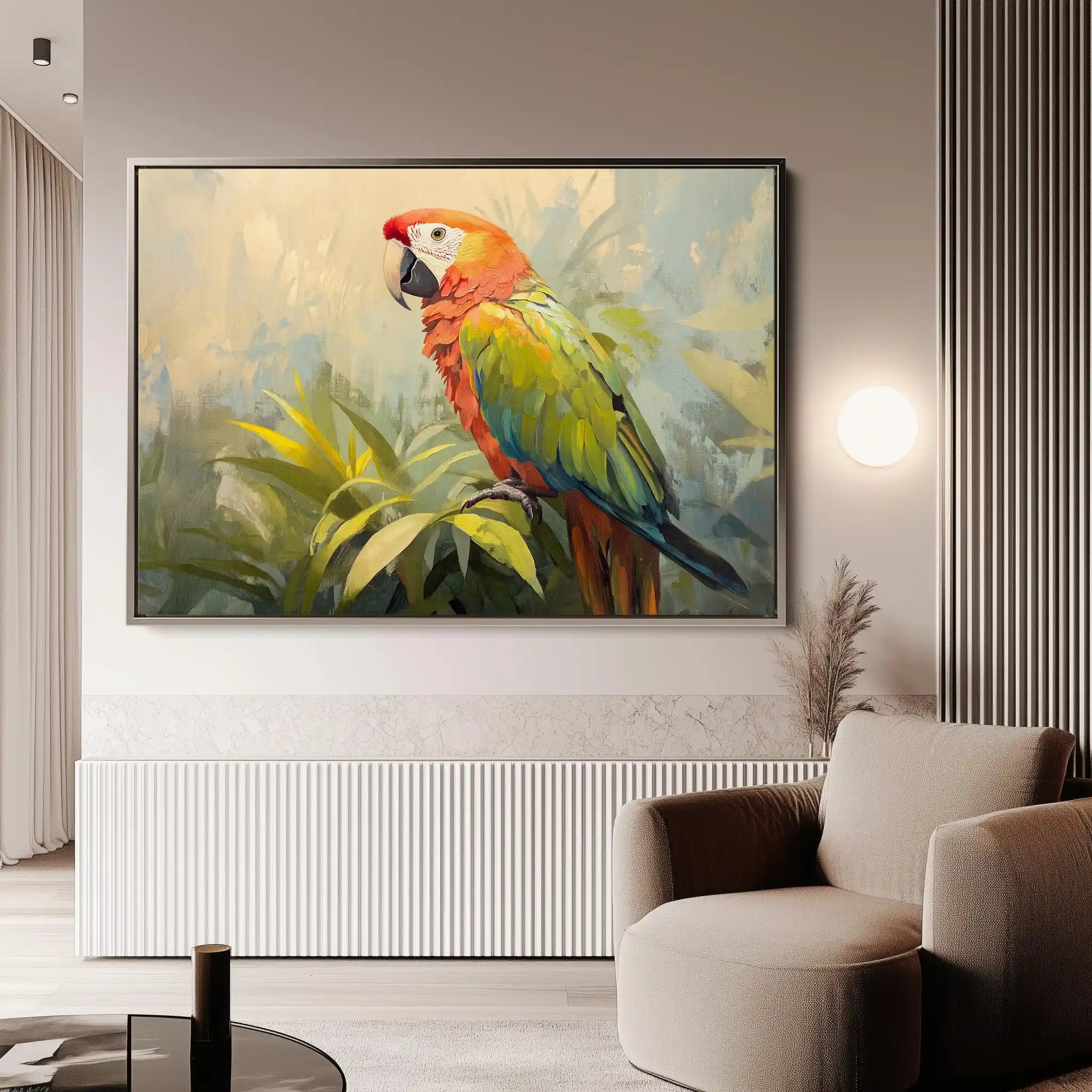 Animals 077 Canvas Art 90 x 60 cm / Stretched on hidden frame