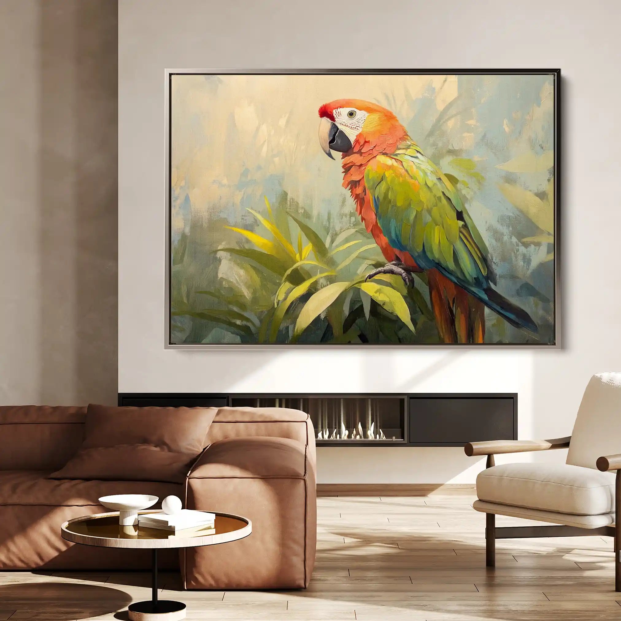 Animals 077 Canvas Art 90 x 60 cm / Stretched on hidden frame