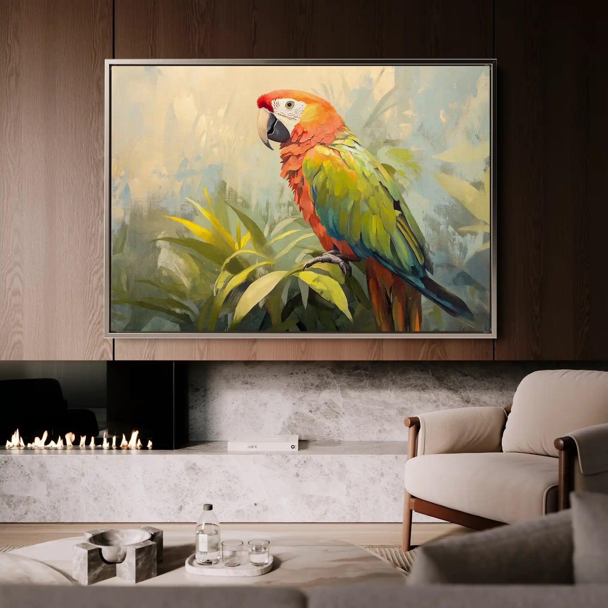 Animals 077 Canvas Art 90 x 60 cm / Stretched on hidden frame