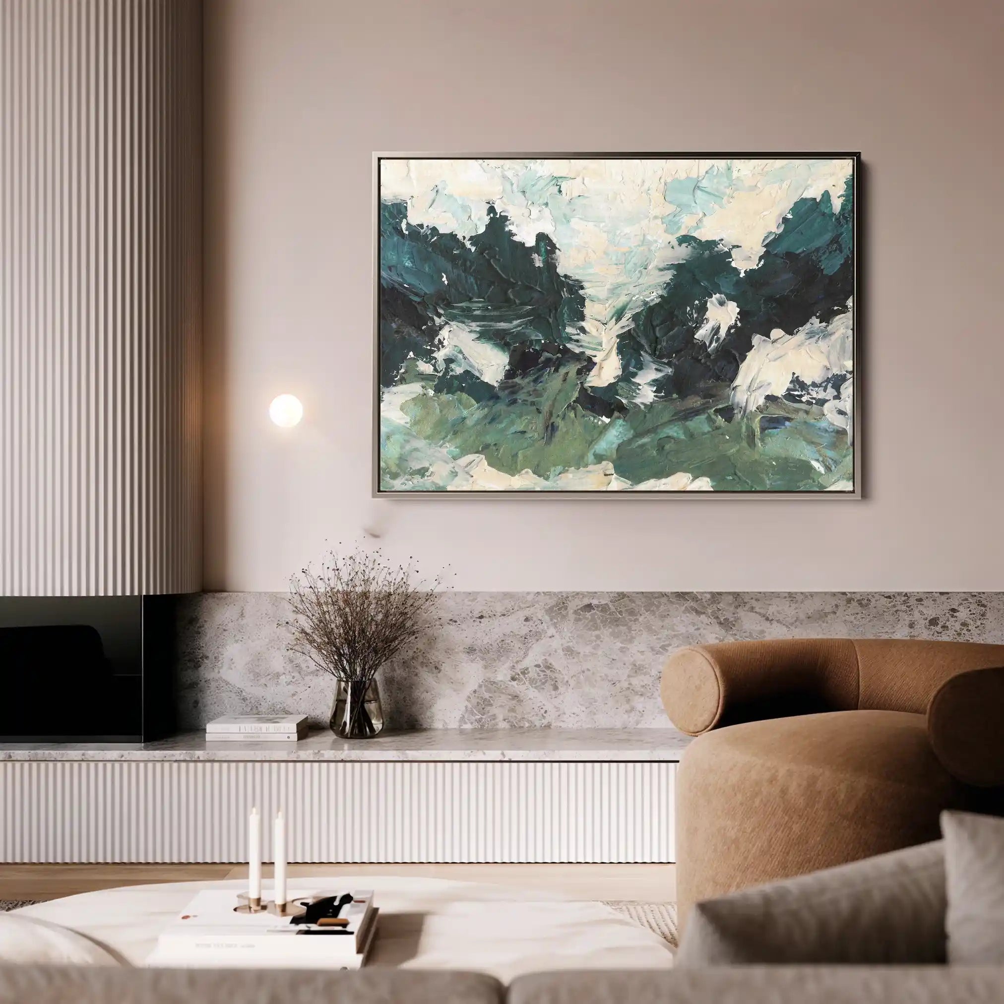 Abstract 077 Canvas Art 60 x 40 cm / Stretched on hidden frame