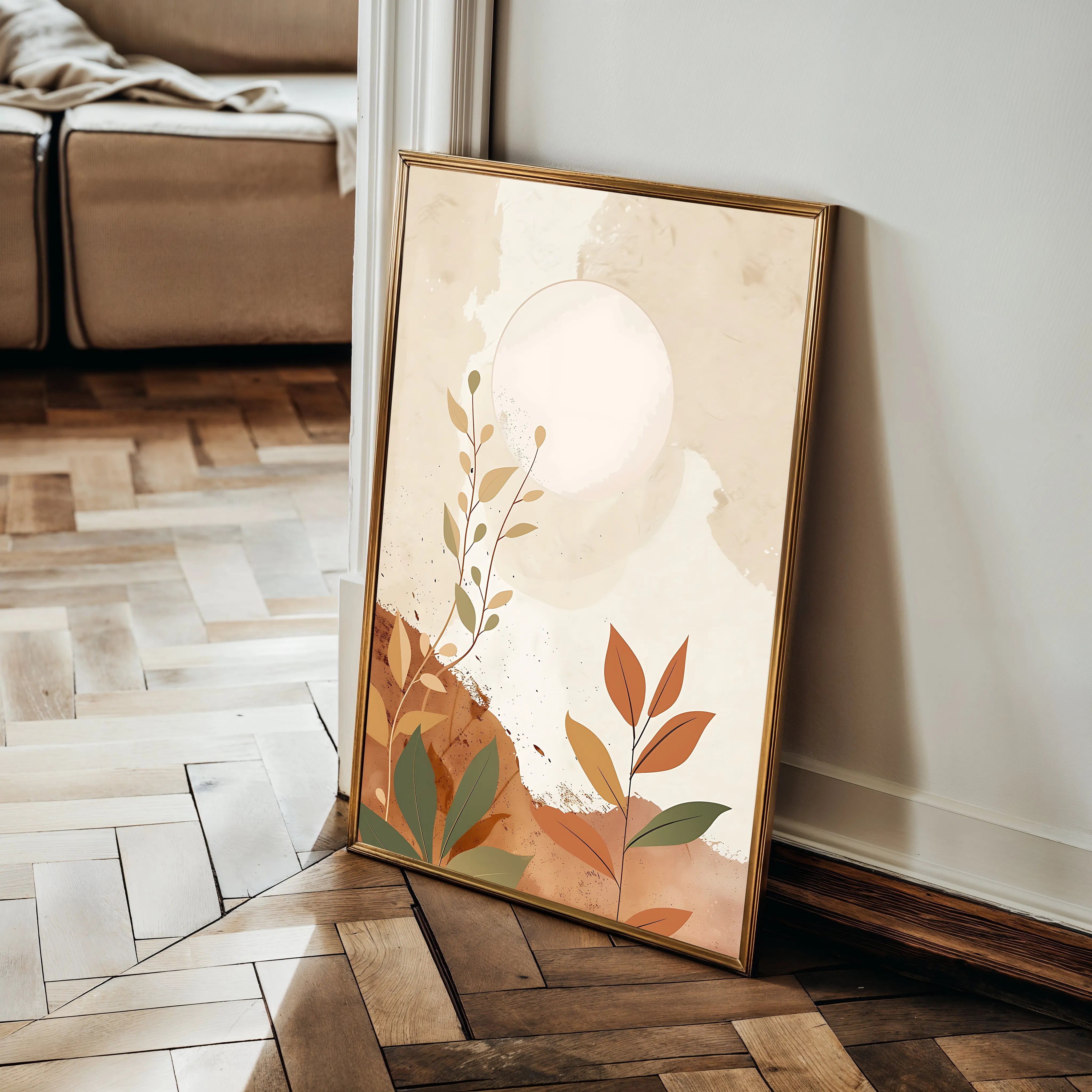 Boho Canvas Wall Art WAD077-BH 90 x 60 cm / Stretched on hidden frame
