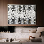 Floral Canvas Wall Art WAD077-F 90 x 60 cm / Stretched on hidden frame