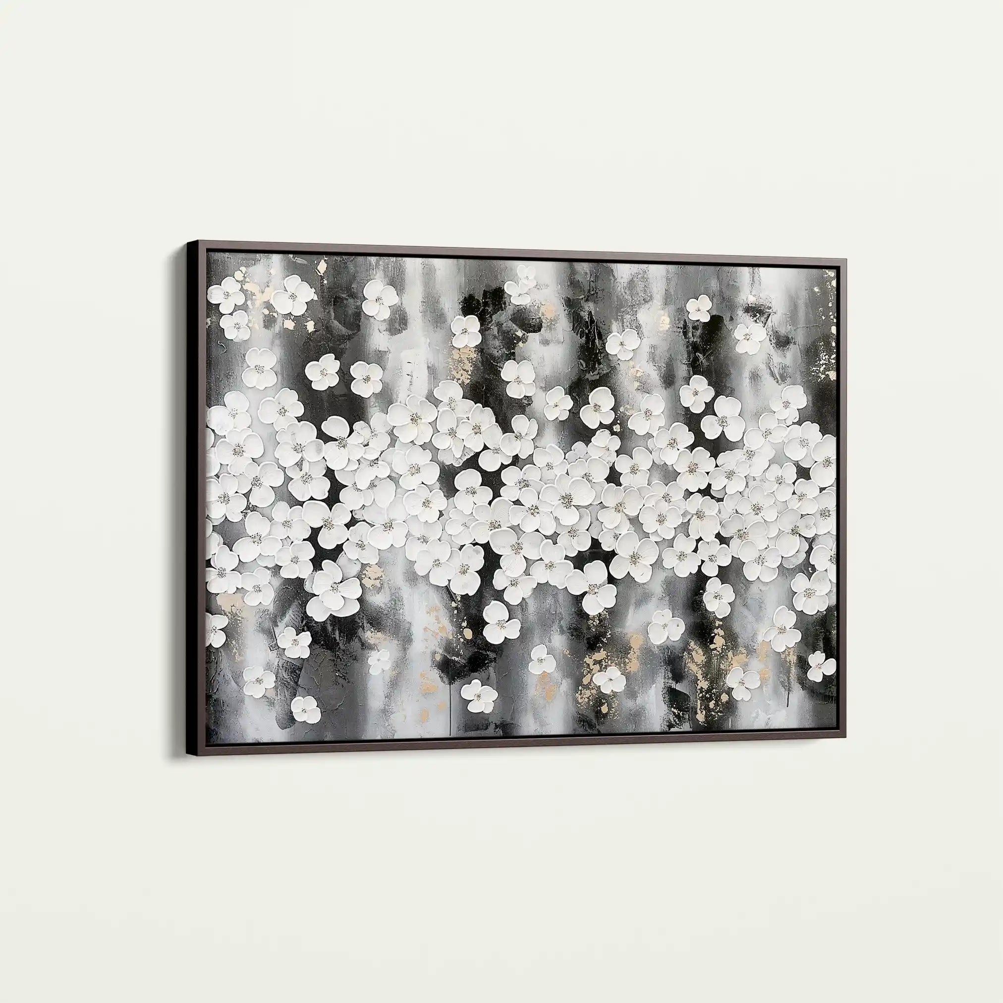 Floral Canvas Wall Art WAD077-F 90 x 60 cm / Stretched on hidden frame