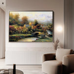 Landscape 077 Canvas Art 90 x 60 cm / Stretched on hidden frame