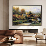 Landscape 077 Canvas Art 90 x 60 cm / Stretched on hidden frame