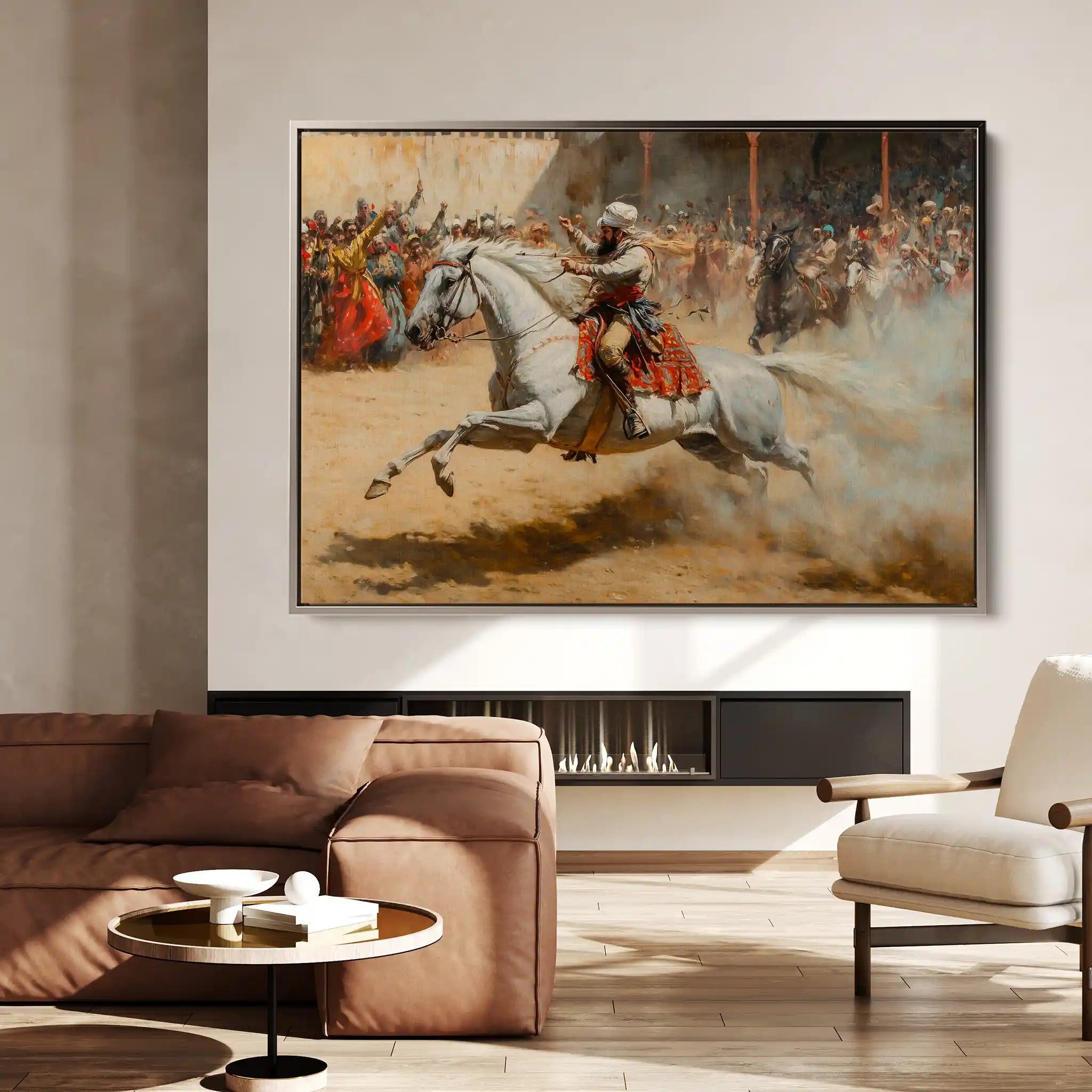Orientalist 077 Canvas Art 90 x 60 cm / Stretched on hidden frame