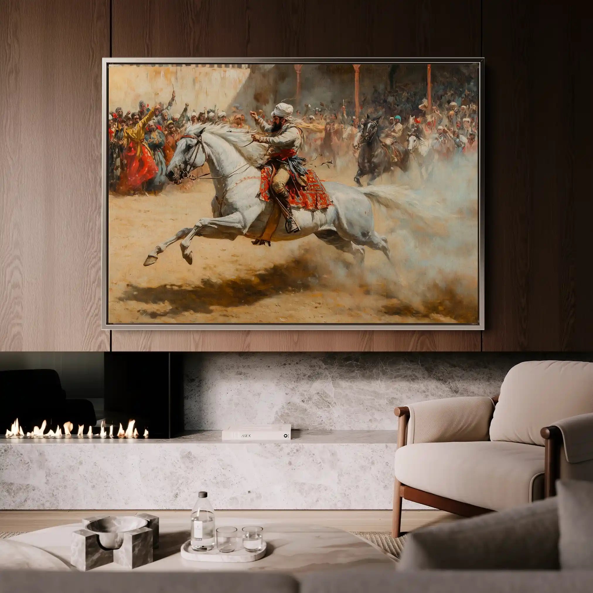 Orientalist 077 Canvas Art 90 x 60 cm / Stretched on hidden frame