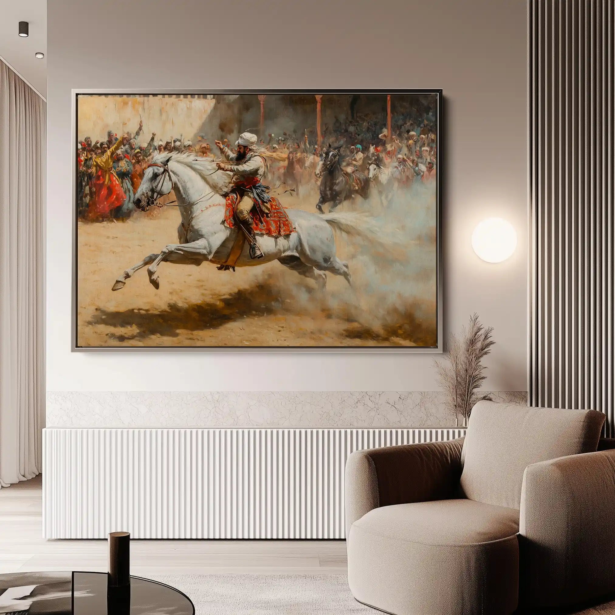 Orientalist 077 Canvas Art 90 x 60 cm / Stretched on hidden frame