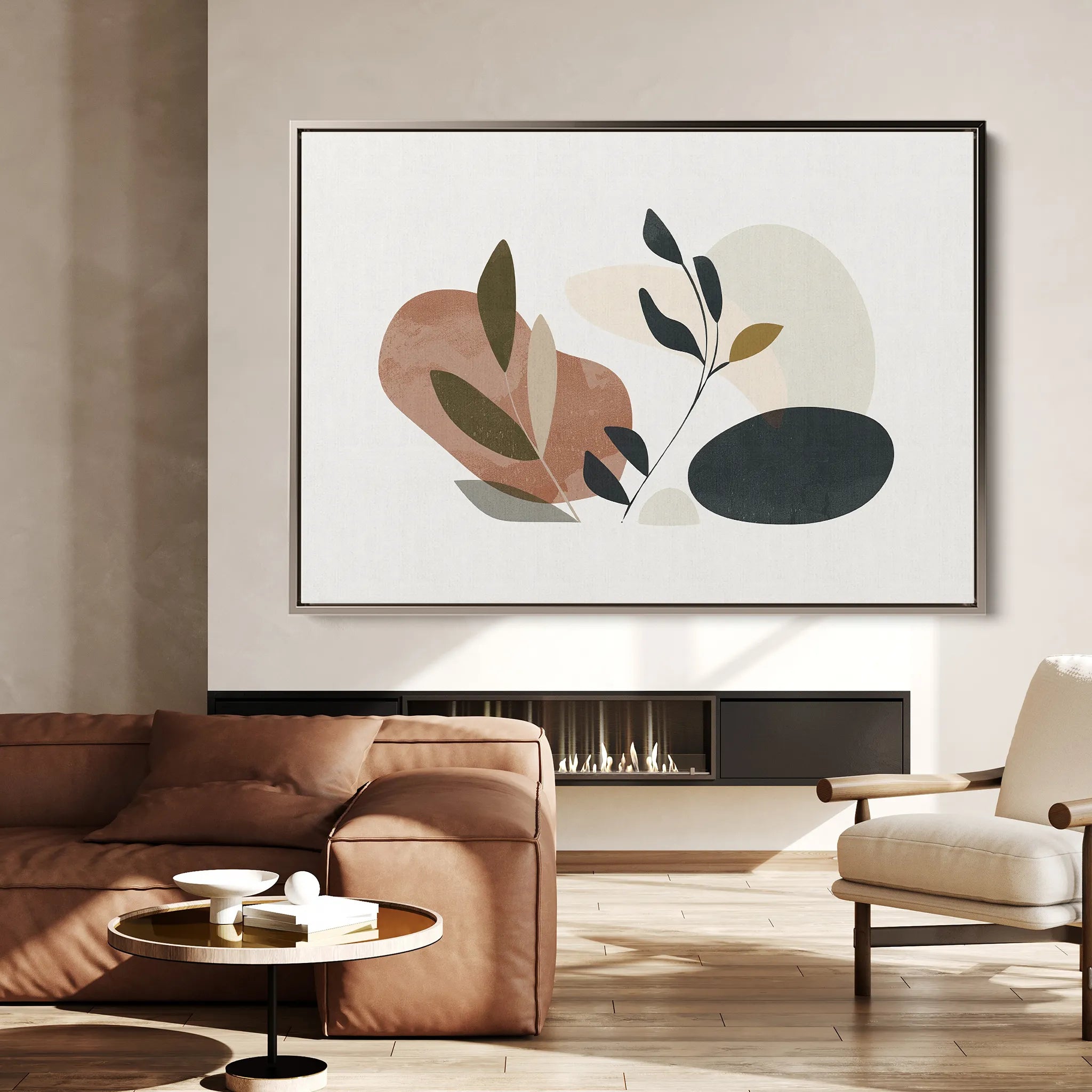 Boho Canvas Wall Art WAD078-BH 90 x 60 cm / Stretched on hidden frame