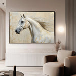 Horses 078 Canvas Art 90 x 60 cm / Stretched on hidden frame