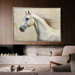 Horses 078 Canvas Art 90 x 60 cm / Stretched on hidden frame