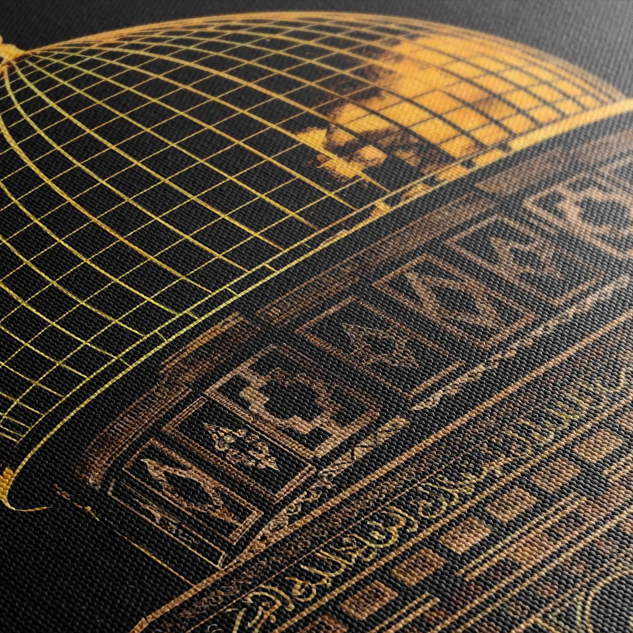 Palestine 078 Canvas Art 90 x 60 cm / Stretched on hidden frame