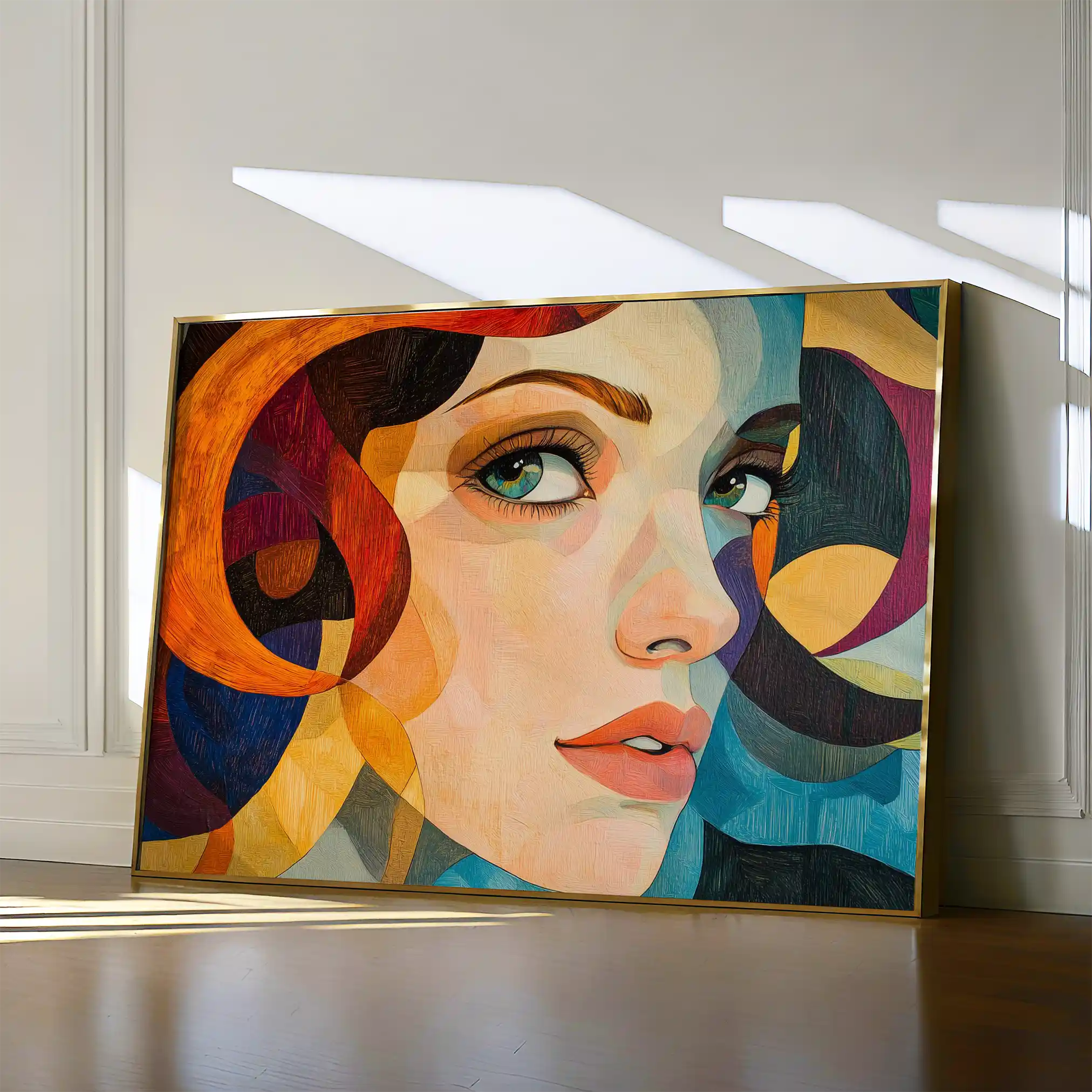 Portrait 078 Canvas Art 90 x 60 cm / Stretched on hidden frame