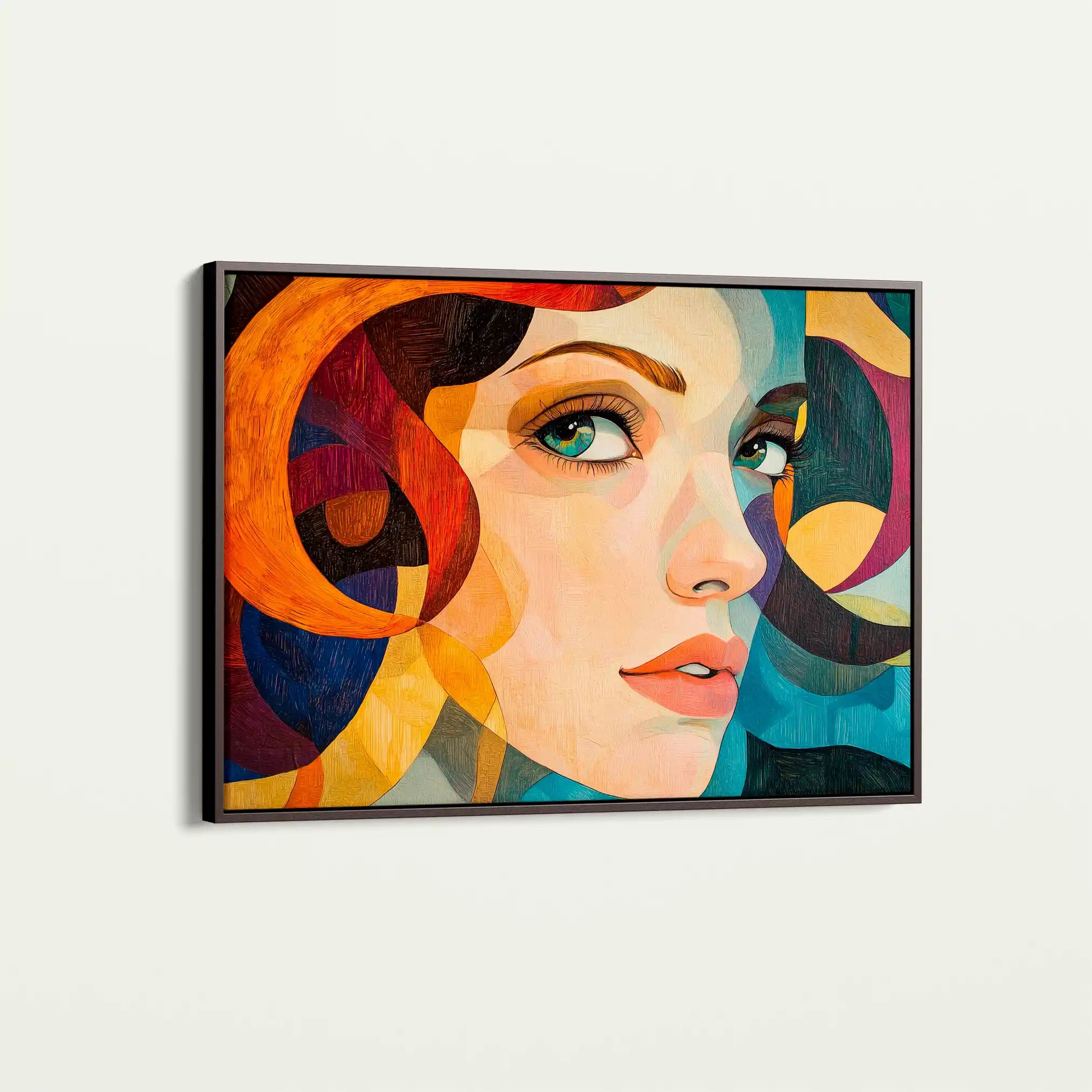 Portrait 078 Canvas Art 90 x 60 cm / Stretched on hidden frame