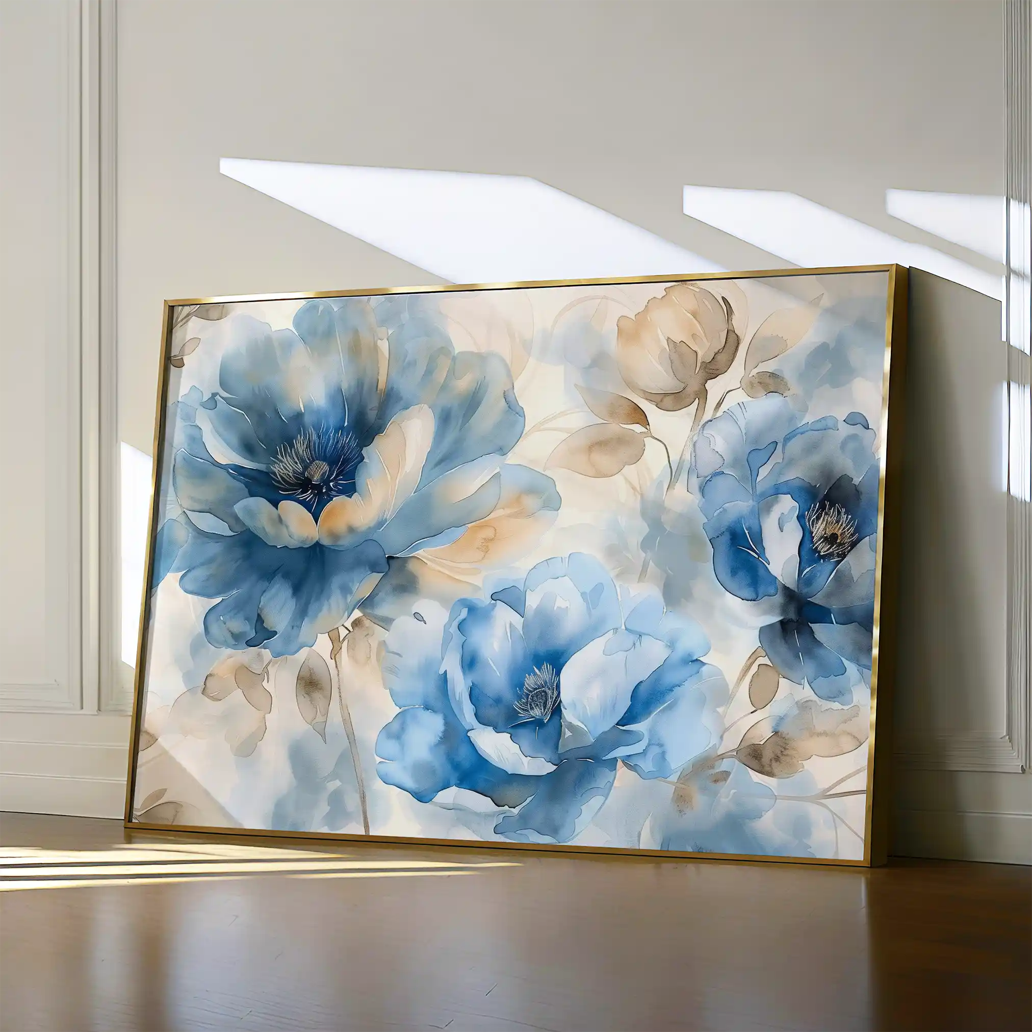 Floral Canvas Wall Art WAD079-F 90 x 60 cm / Stretched on hidden frame
