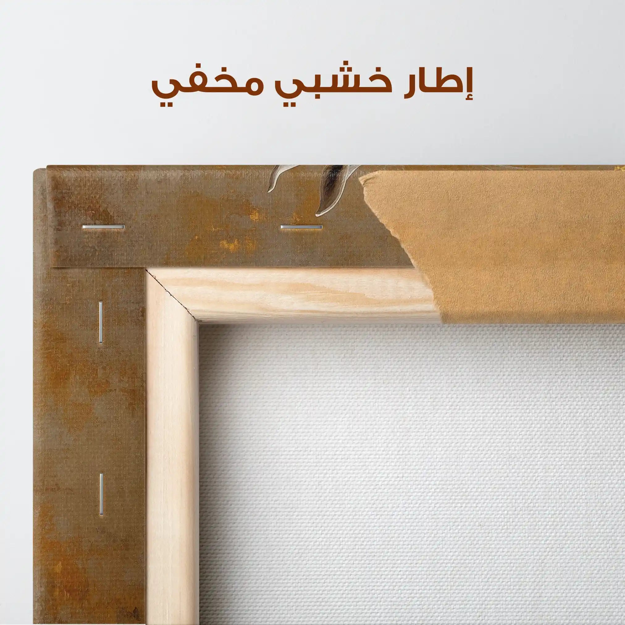 Horses 079 Canvas Art 90 x 60 cm / Stretched on hidden frame