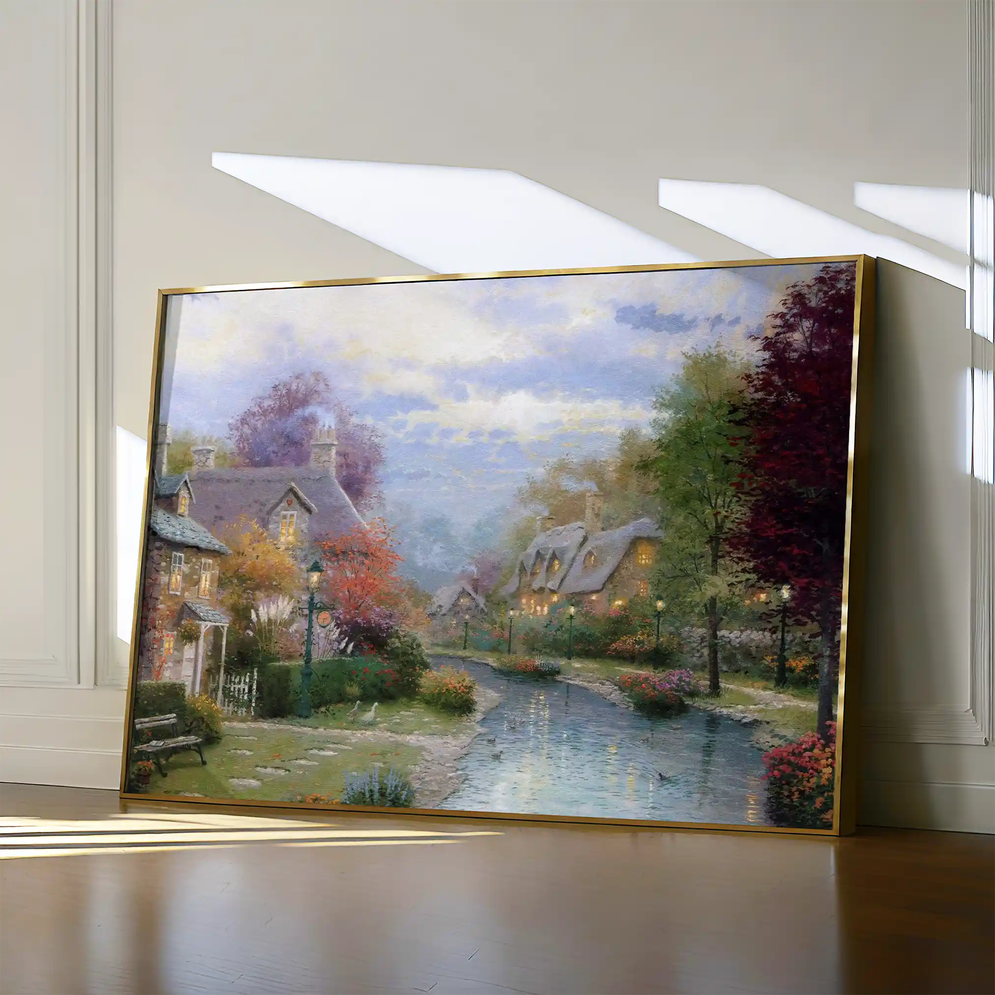 Landscape 079 Canvas Art 90 x 60 cm / Stretched on hidden frame