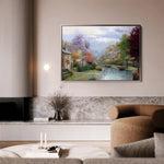 Landscape 079 Canvas Art 90 x 60 cm / Stretched on hidden frame