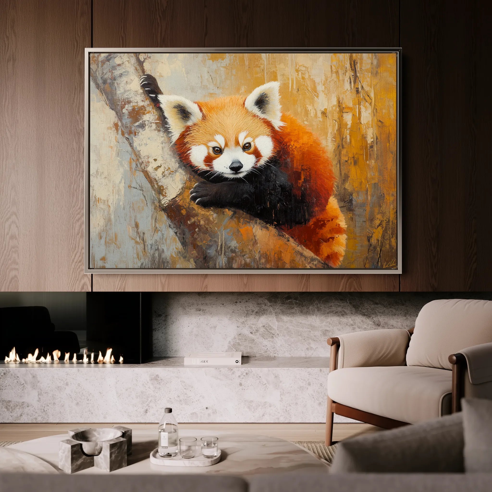 Animals Canvas Wall Art WAD080-AN 90 x 60 cm / Stretched on hidden frame