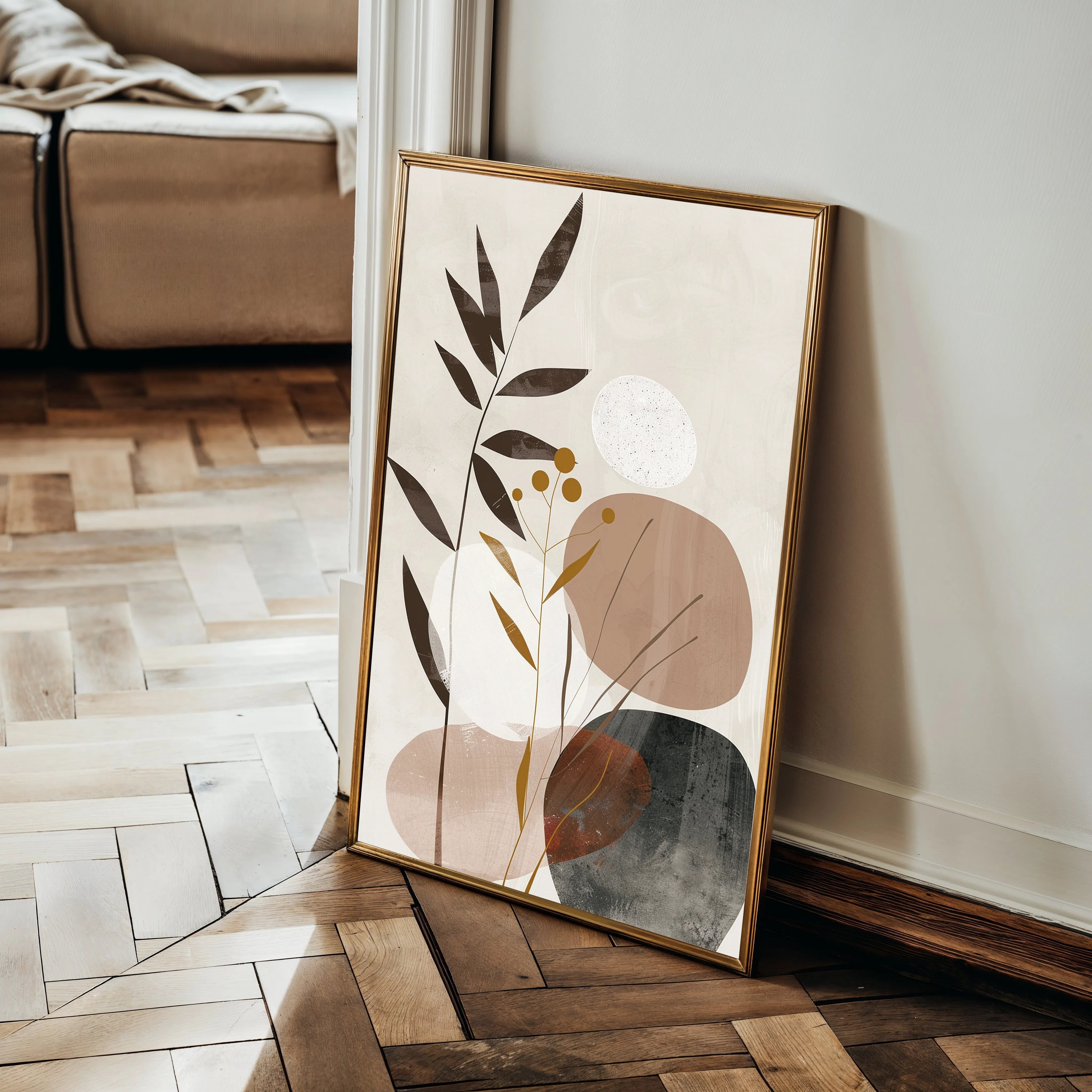 Boho Canvas Wall Art WAD080-BH 90 x 60 cm / Stretched on hidden frame