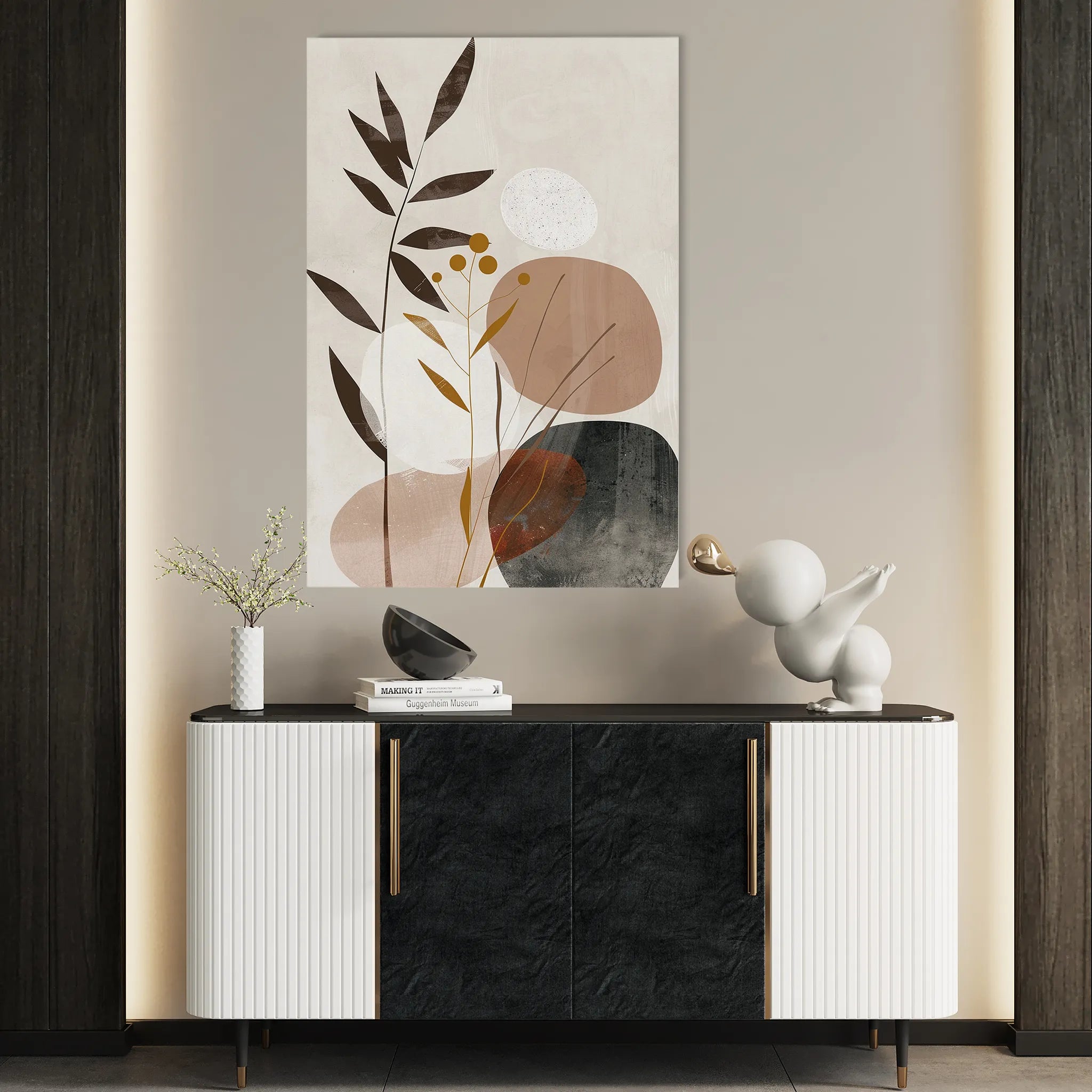 Boho Canvas Wall Art WAD080-BH 90 x 60 cm / Stretched on hidden frame