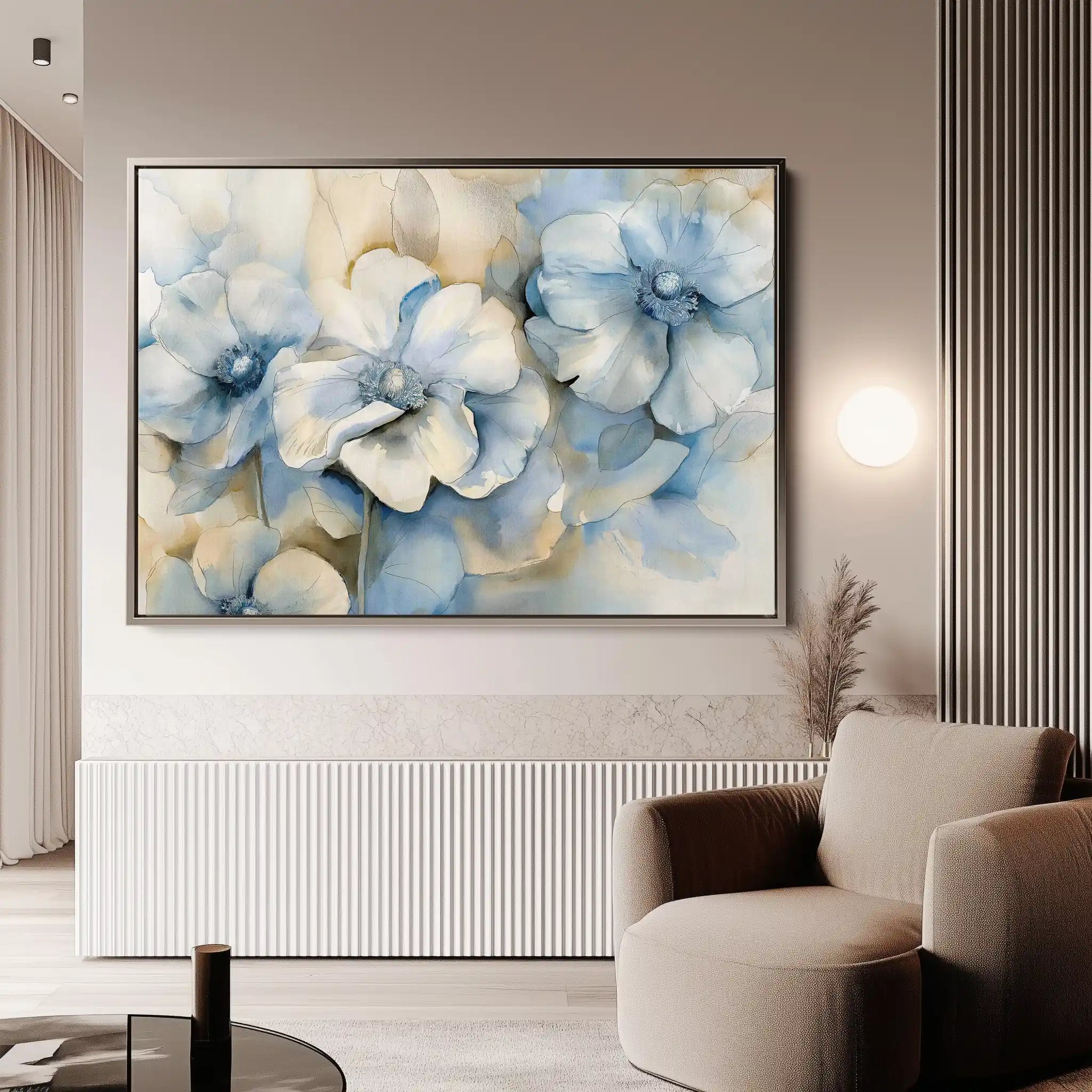 Floral Canvas Wall Art WAD080-F 90 x 60 cm / Stretched on hidden frame