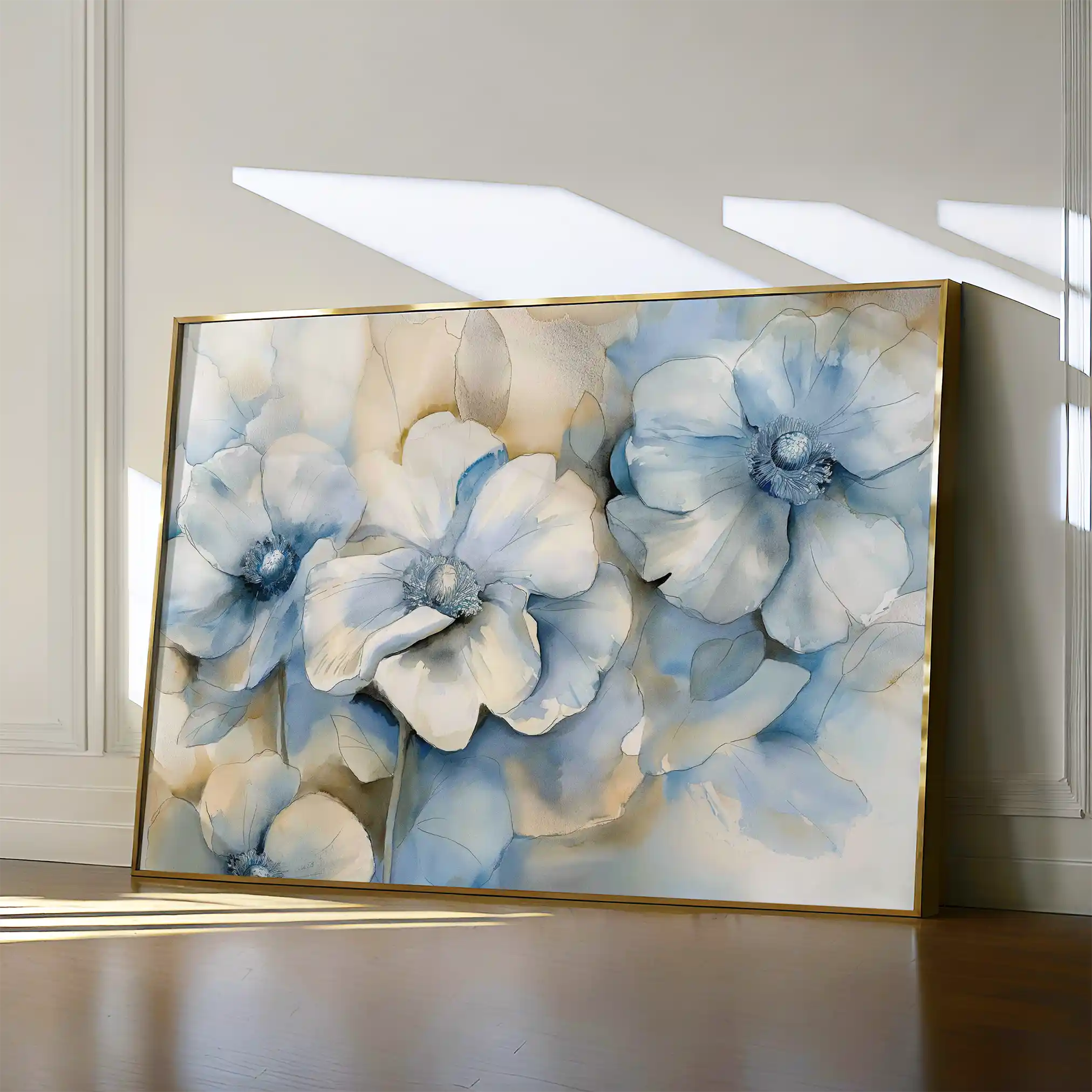 Floral Canvas Wall Art WAD080-F 90 x 60 cm / Stretched on hidden frame