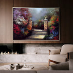 Landscape 080 Canvas Art 90 x 60 cm / Stretched on hidden frame