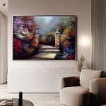 Landscape 080 Canvas Art 90 x 60 cm / Stretched on hidden frame