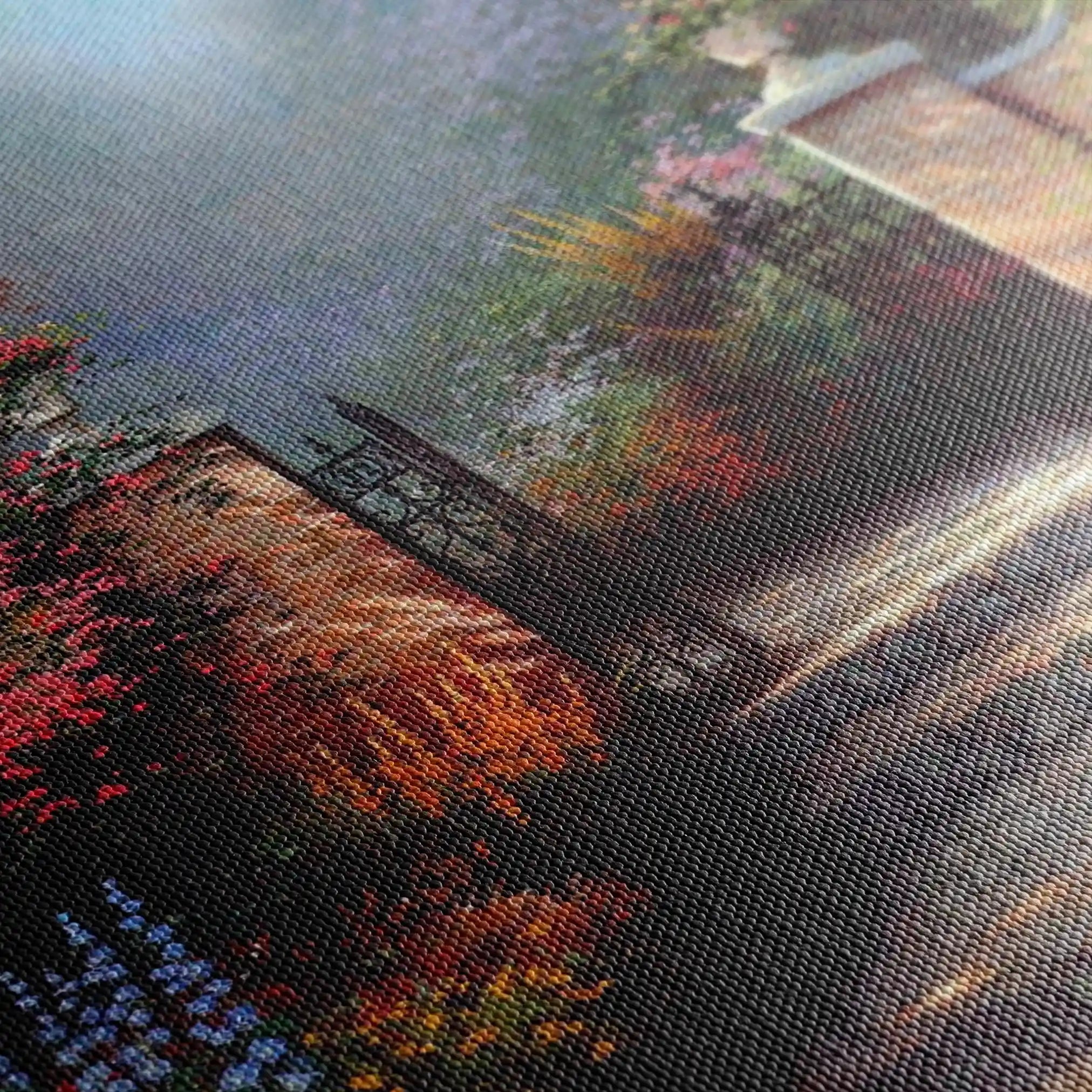 Landscape 080 Canvas Art 90 x 60 cm / Stretched on hidden frame