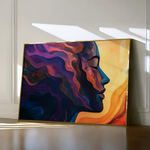 Portrait 080 Canvas Art 90 x 60 cm / Stretched on hidden frame